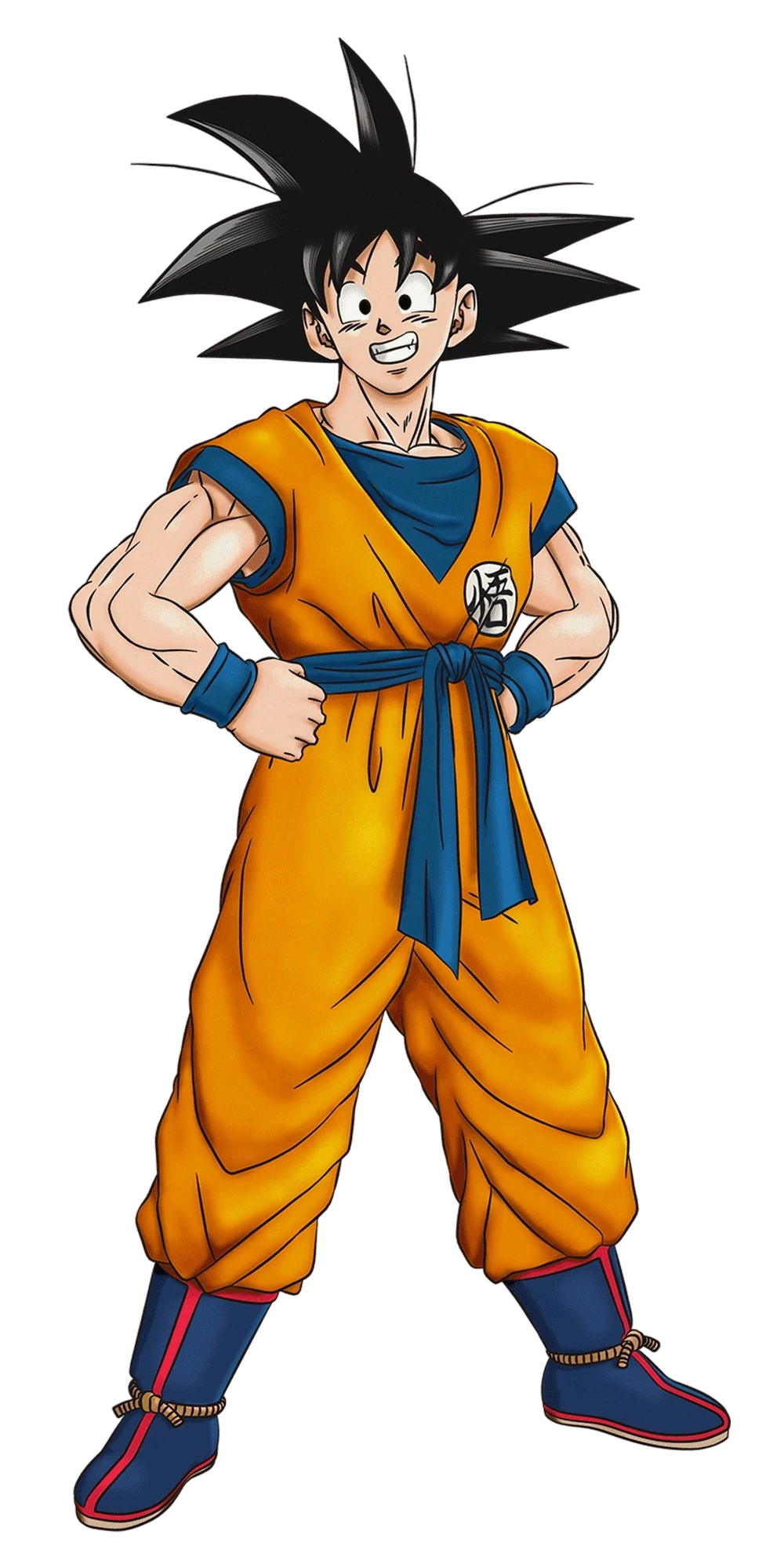 Goku with his orange gi