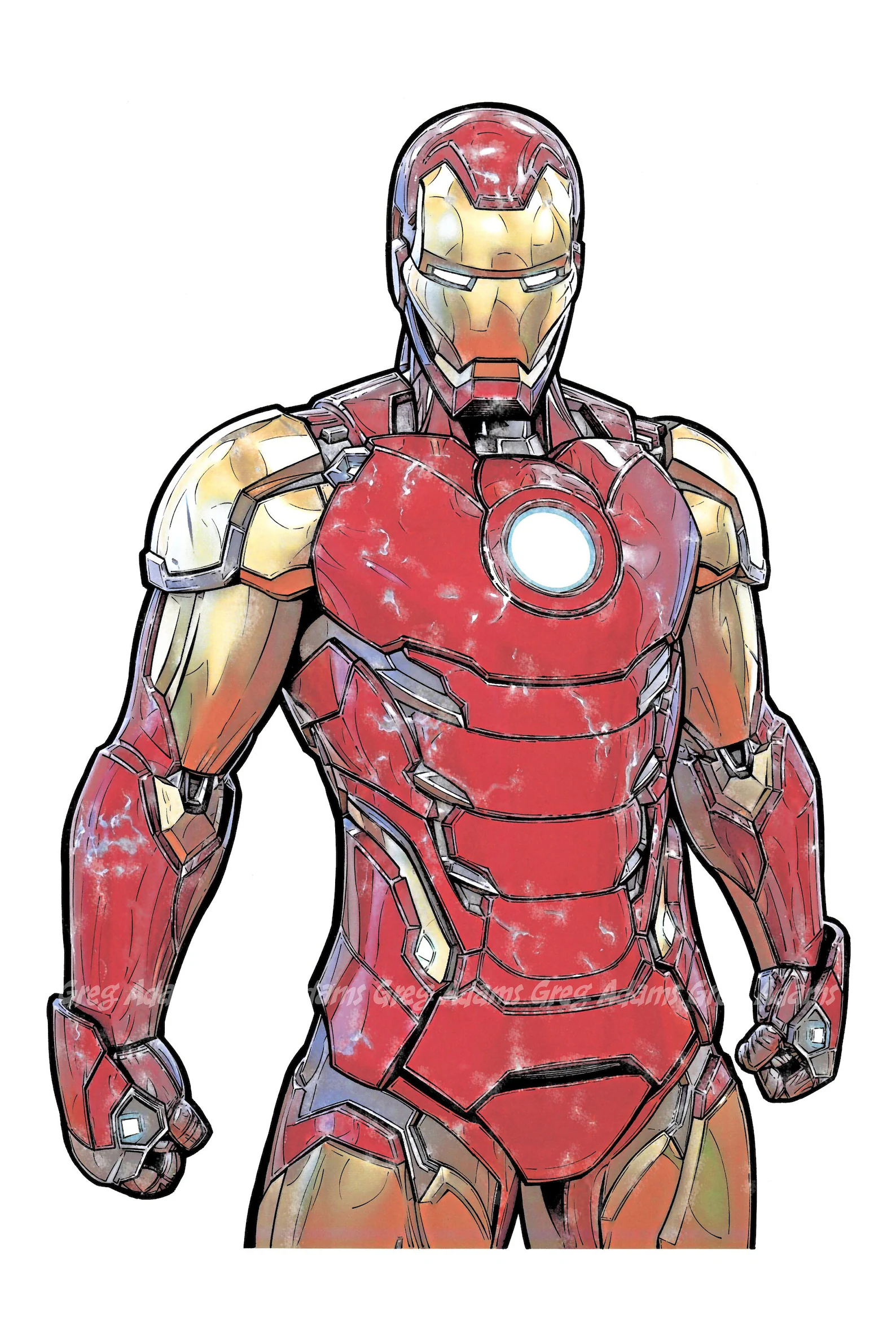 Iron Man flying with his suit