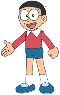 Nobita Nobi with his big round glasses