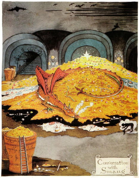 Dragon Smaug from Hobbit