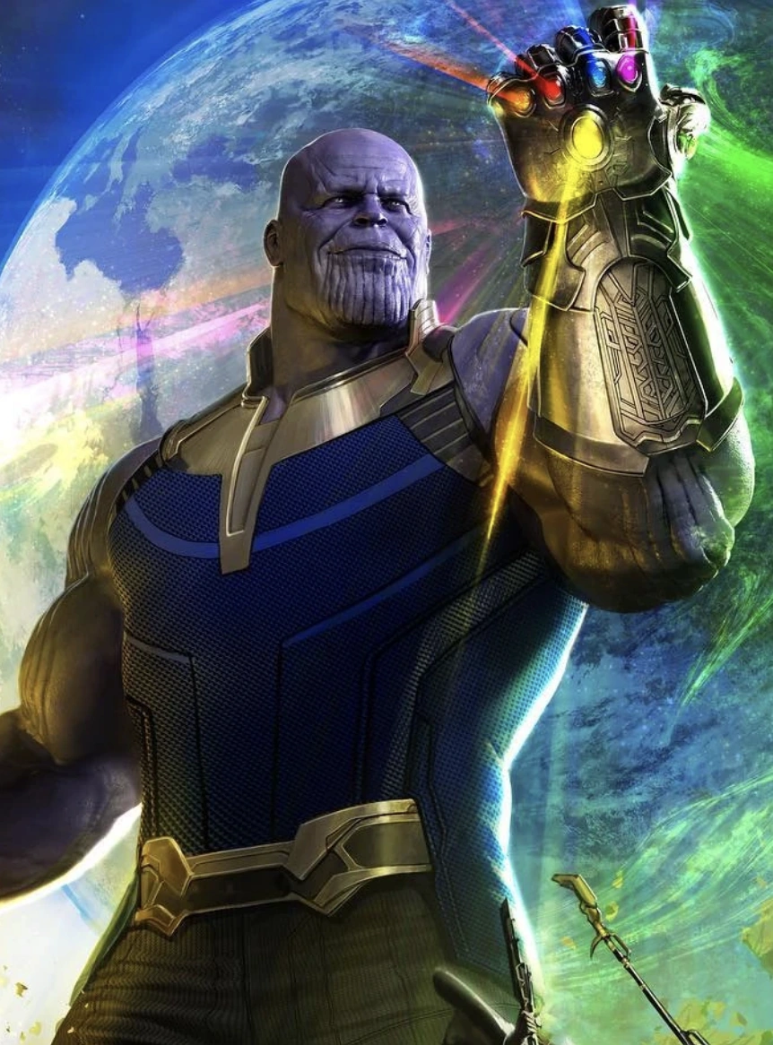 Thanos with Infinity Gauntlet